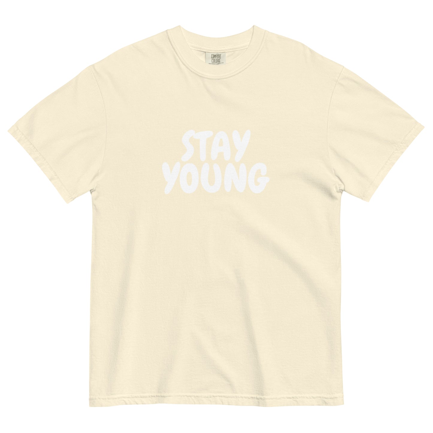 Stay Young Tan Shirt