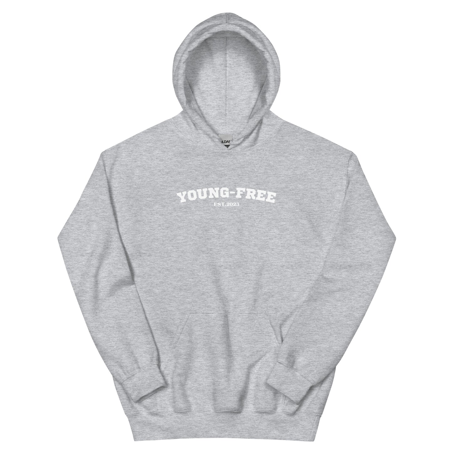 Young-Free Grey Hoodie