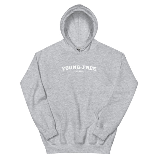 Young-Free Grey Hoodie