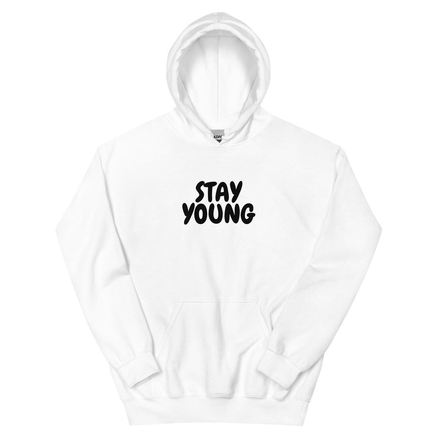 Stay Young Hoodie | Black Logo