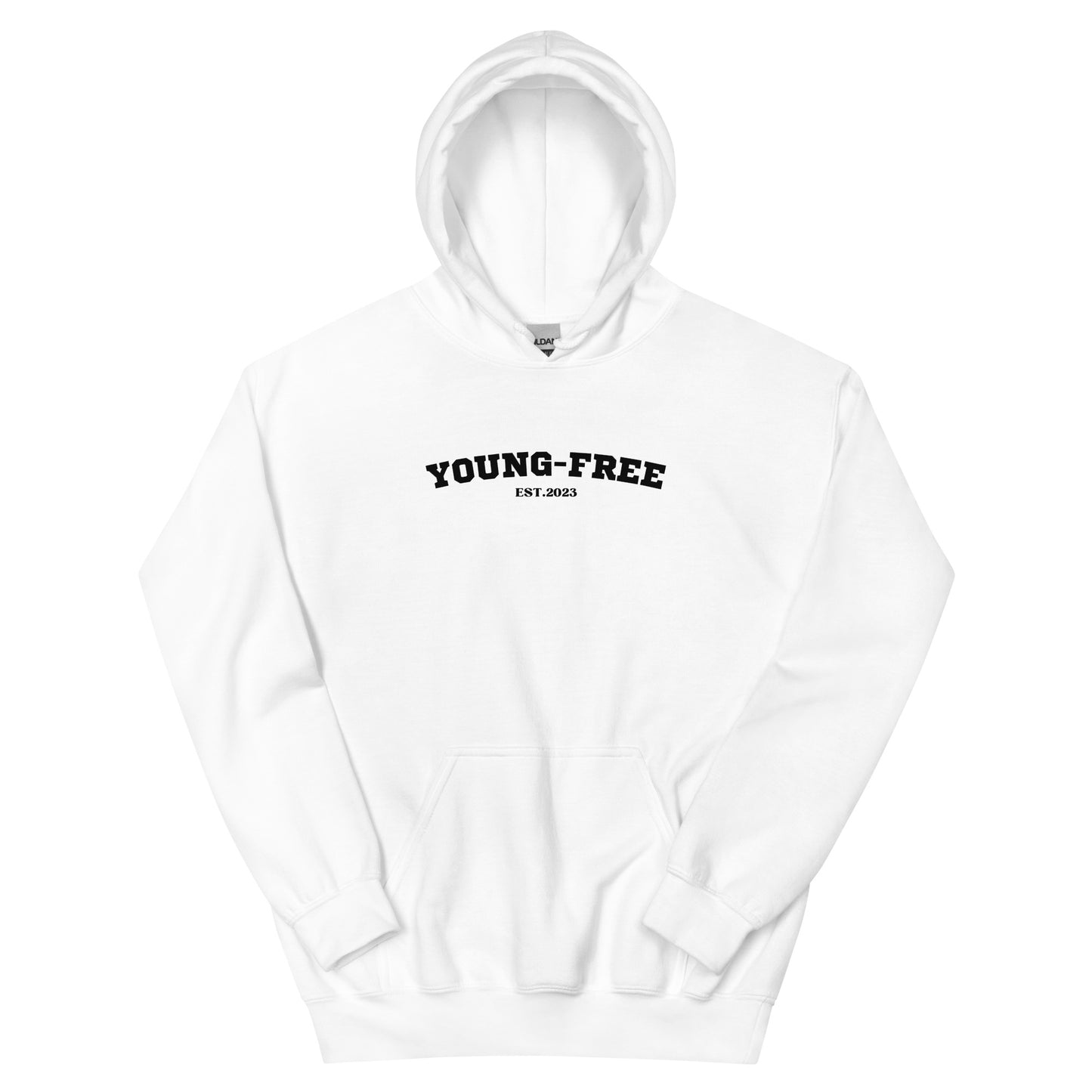 Young-Free White Hoodie